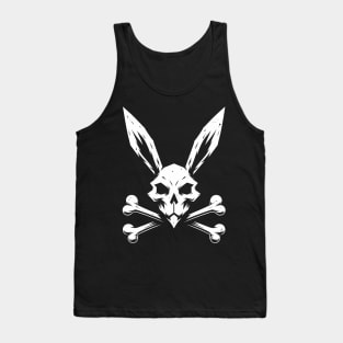 Jolly Roger Pirateflag Bunny Skull Crossbones Tank Top